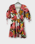 Ted Baker Floral Linen Blend Mini Dress - 10