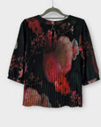 Ted Baker Floral Pleated Top - 8