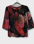 Ted Baker Floral Pleated Top - 8