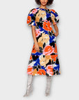 Ted Baker Harpia Floral Midi Dress - 12