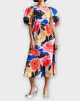 Ted Baker Harpia Floral Midi Dress - 12