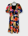 Ted Baker Harpia Floral Midi Dress - 12