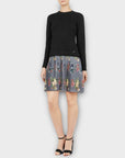 Ted Baker Izitaa Oracle Pleated Knit Sweater Dress - 12
