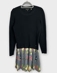 Ted Baker Izitaa Oracle Pleated Knit Sweater Dress - 12