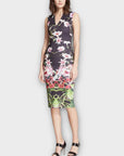 Ted Baker Jalita Mirrored Tropics Midi Dress - 10