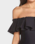 Ted Baker Liista Box Pleat Bardot Top - 14