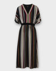Ted Baker Safiiya Short Sleeve Stripe Midi Dress - 14