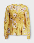 Ted Baker Saniyah Cabana Smocked Waist Floral Blouse - 10