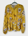 Ted Baker Saniyah Cabana Smocked Waist Floral Blouse - 10