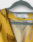 Ted Baker Saniyah Cabana Smocked Waist Floral Blouse - 10