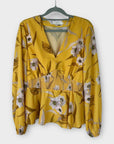 Ted Baker Saniyah Cabana Smocked Waist Floral Blouse - 10