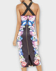 Ted Baker Tapestry Floral Buckle Strap Midi Dress - 14