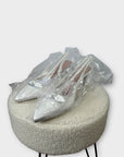 Ted Baker Tezzi Satin Bow Sling Back Court Shoes - 7/40