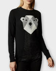 Ted Baker Wool Blend Periiey Polar Bear Knit Jumper - 10