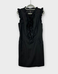 Ted Baker Wool Blend Ruffle Dress - 12