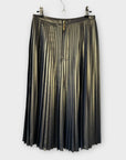 Ted Baker Zainea Pleated Metallic Midi Skirt - 8