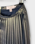 Ted Baker Zainea Pleated Metallic Midi Skirt - 8