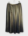 Ted Baker Zainea Pleated Metallic Midi Skirt - 8