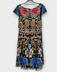 Temperley London Floral Embroidery Midi Dress - 12
