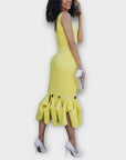 The 8th Sign Gina Disc Hem Midi Dress - 12