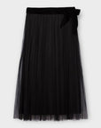 The Kooples Dotted Swiss Tulle Midi Skirt - 8 (XS)