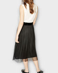 The Kooples Dotted Swiss Tulle Midi Skirt - 8 (XS)
