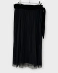The Kooples Dotted Swiss Tulle Midi Skirt - 8 (XS)