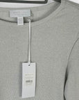 The White Company Ribbed Sparkle Long Sleeve Top - 10