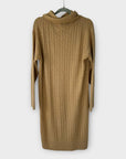 Tommy Hilfiger Cable-Knit Wool Roll Neck Dress - M