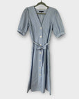 Tommy Hilfiger Cotton Stripe Midi Shirt Dress - XS