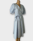 Tommy Hilfiger Cotton Stripe Midi Shirt Dress - XS