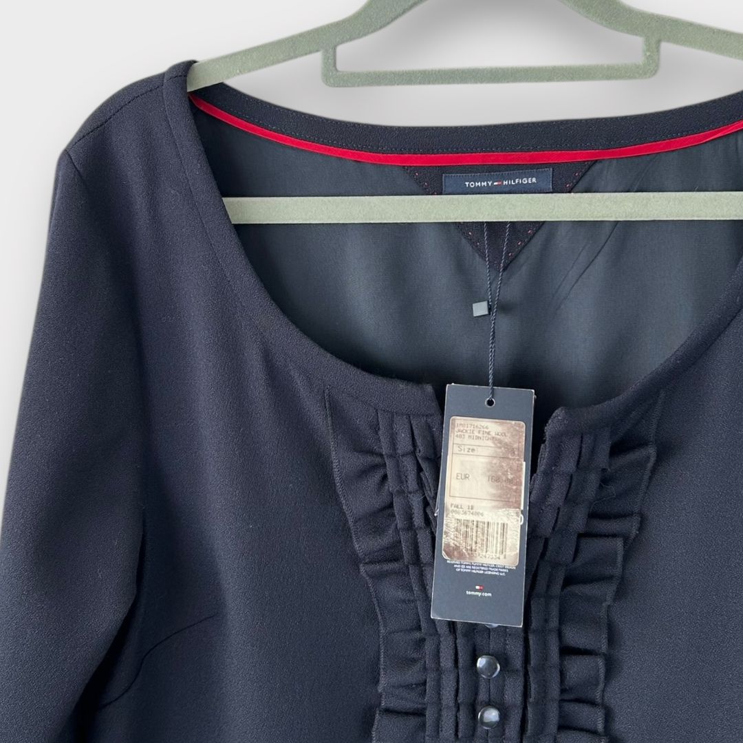 Tommy Hilfiger Jackie Fine Wool Crepe Dress - 12/14