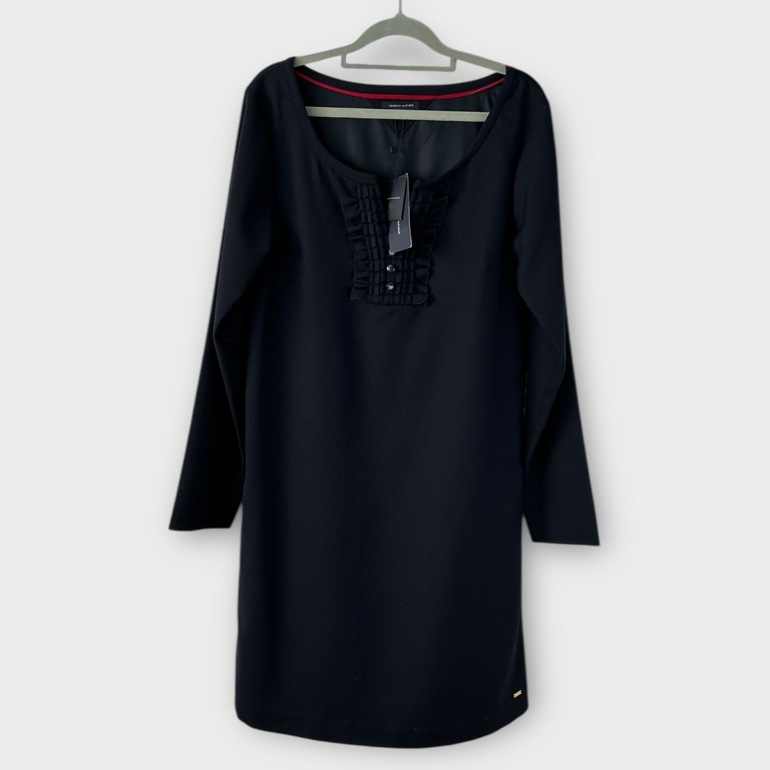 Tommy Hilfiger Jackie Fine Wool Crepe Dress - 12/14
