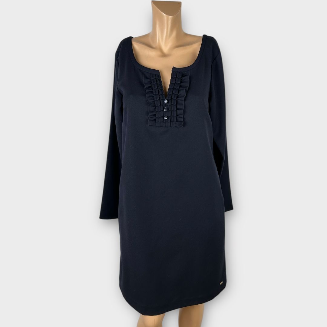 Tommy Hilfiger Jackie Fine Wool Crepe Dress - 12/14
