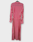 Tommy Hilfiger Striped Maxi Shirt Dress - 8