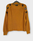 Topshop Button Detail Knit Jumper - 8