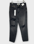 Topshop Ripped Mom Jeans - 8 (26/28) Petite