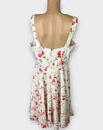Unique Vintage Floral Dress - 14 (XL)