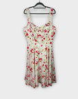Unique Vintage Floral Dress - 14 (XL)