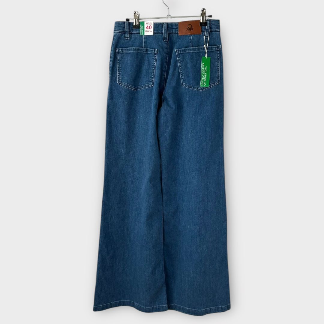 United Colors Of Benetton Sophia Wide Leg Jeans - 8