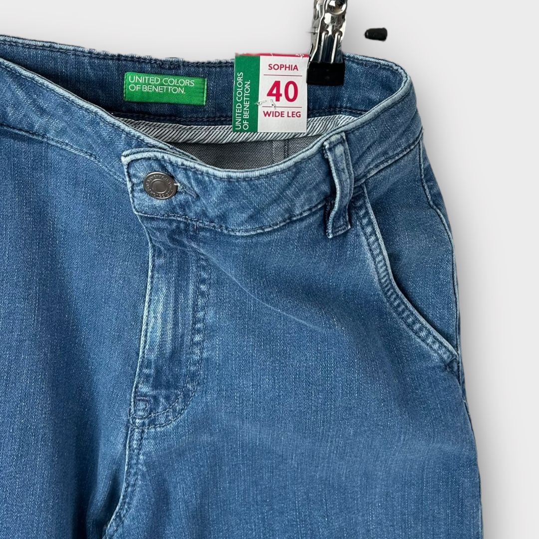 United Colors Of Benetton Sophia Wide Leg Jeans - 8