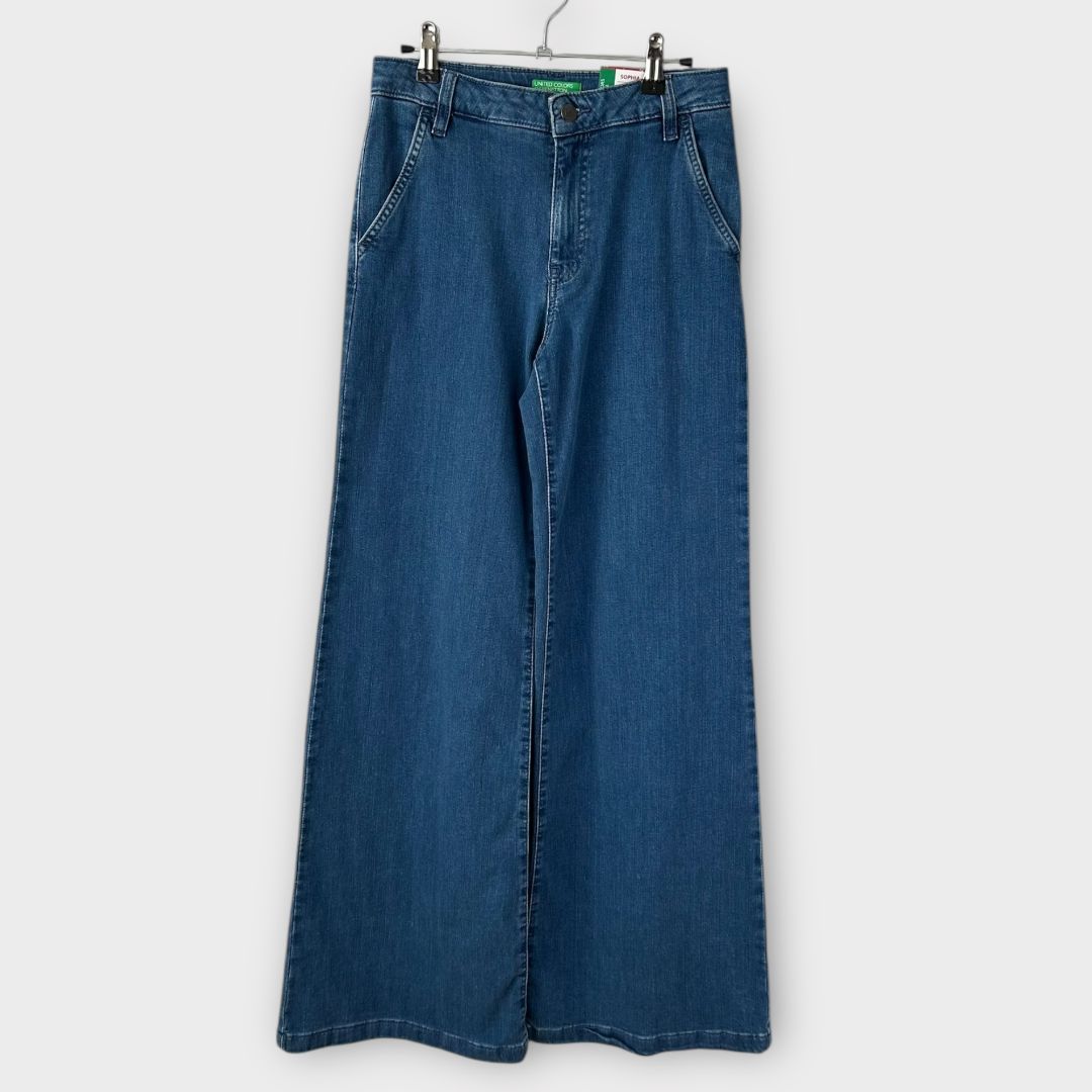 United Colors Of Benetton Sophia Wide Leg Jeans - 8