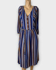 Vila Stripe Midi Dress - 6/8