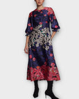 Vilagallo Floral Midi Dress - 10