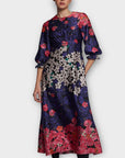 Vilagallo Floral Midi Dress - 10
