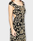 Virgos Lounge Florence Embellished Maxi Dress With Cross Open Back - 10/12