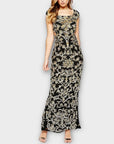 Virgos Lounge Florence Embellished Maxi Dress With Cross Open Back - 10/12