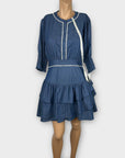 Vita Grace Pearl Trim Dress - 10 (M)