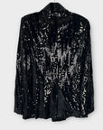 Wallis Velvet Sequin Blazer - 12
