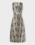 Warehouse Animal Print Midi Dress - 14